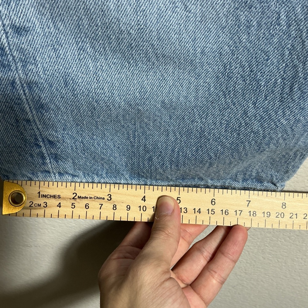 Levis 501 Original Fit Jeans Mens 34x30 Light Wash VTG XX Button Fly Straight - Picture 7 of 11